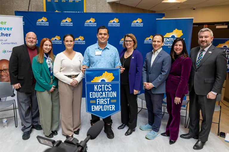 KCTCS Education First Employer presentation group photo